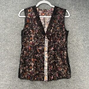 Bottega Veneta Top Small Silk Wool Lace Layering Whimsigoth Romantic Dark Fairy